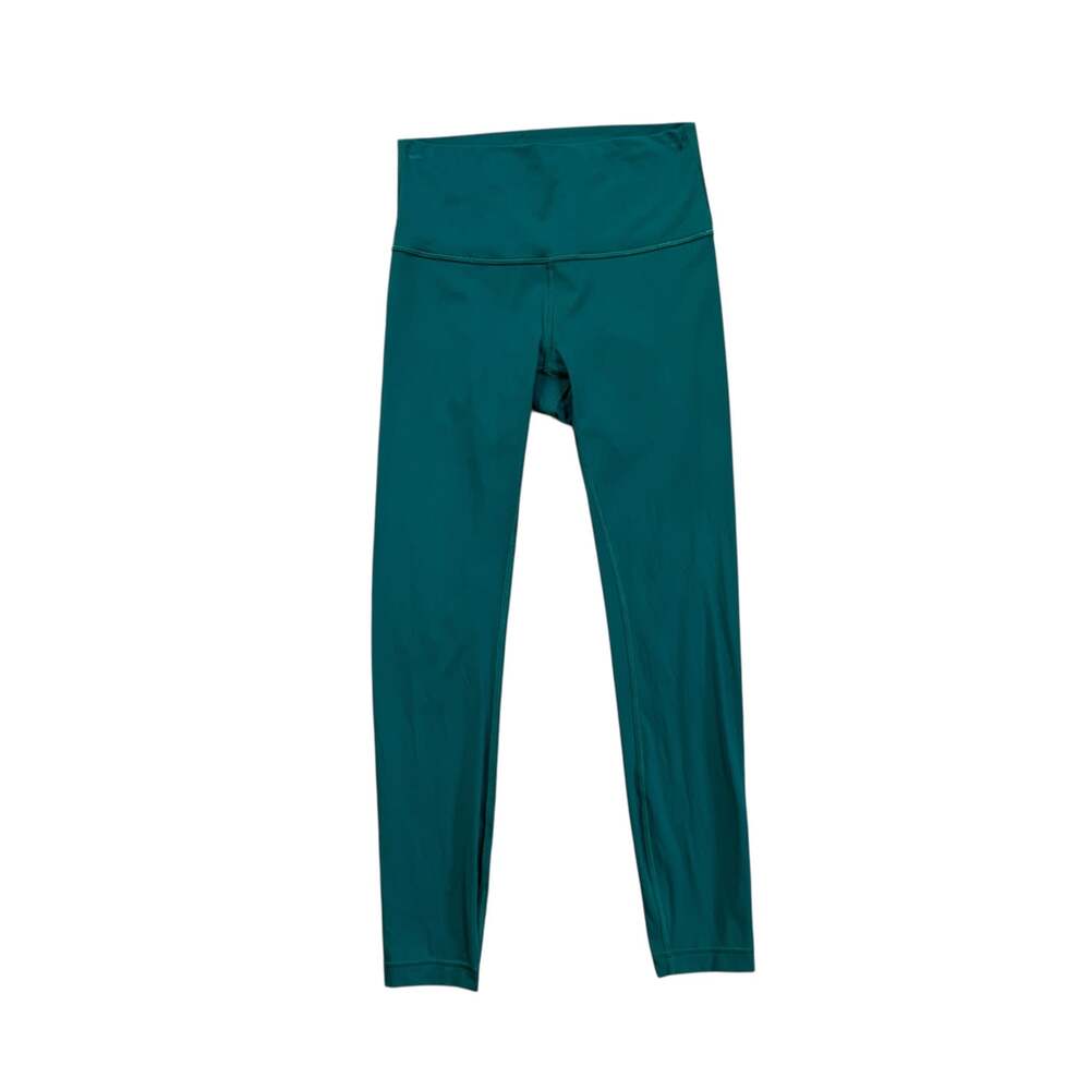 Lululemon Leggings Womens 6 Spruce Wunder Under High Rise Ankle Sweat Wicking